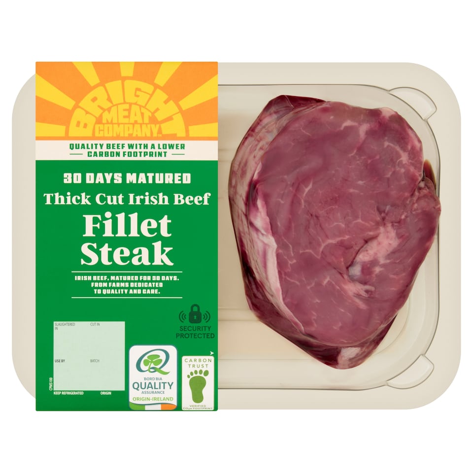 BRIGHT MEAT COMPANY 30 Days Matured Irish Beef Fillet Steak 280g