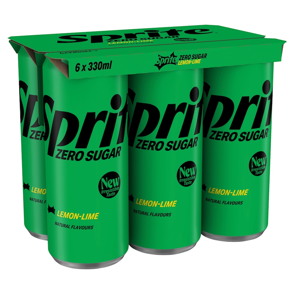 Sprite Zero Sugar lemon Lime Soft Drink 6x330ml