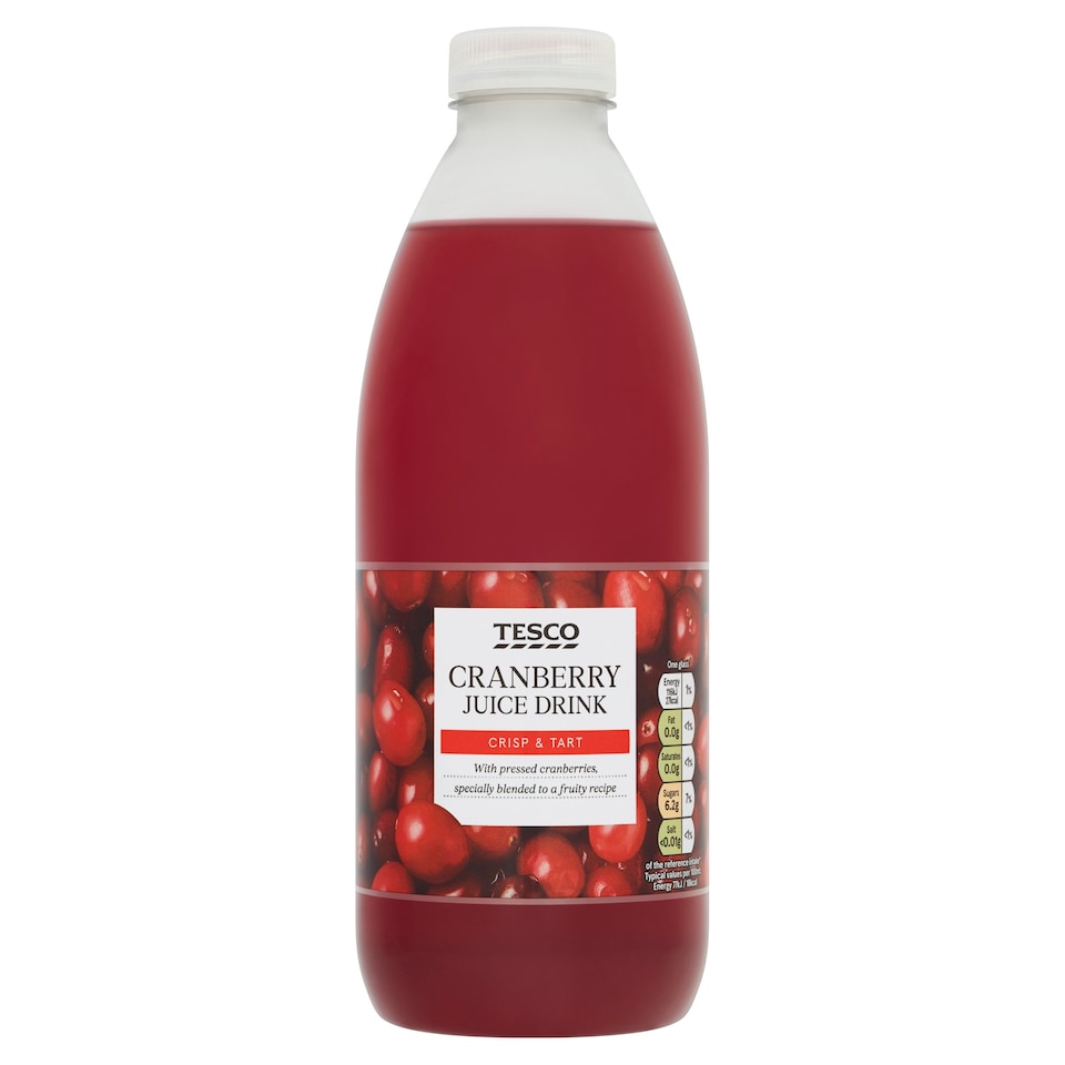 Tesco Cranberry Juice Drink 1 Litre Tesco Groceries