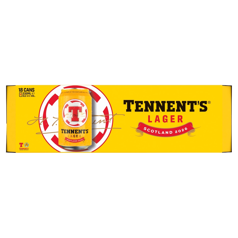 Tennents Lager 18x330ml