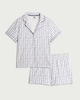 image 4 of F&F Pure Cotton Floral Print Revere Short Pyjama Set in Multi Blue