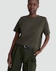 image 1 of F&F Heavyweight Short Sleeved Oversized T-Shirt in Olive