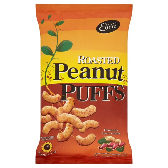 Ellert Roasted Peanut Puffs 140G Tesco Groceries