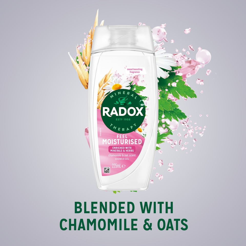 image 1 of Radox Chamomile & Oat Feel Moisturised Shower Gel Body Wash 225ml