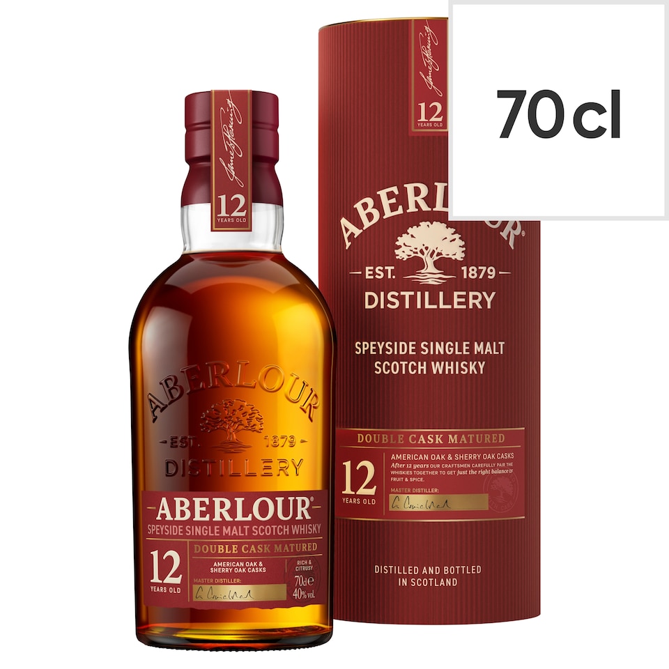 image 1 of Aberlour Distillery 12 Years Old Speyside Single Malt Scotch Whisky 70cl