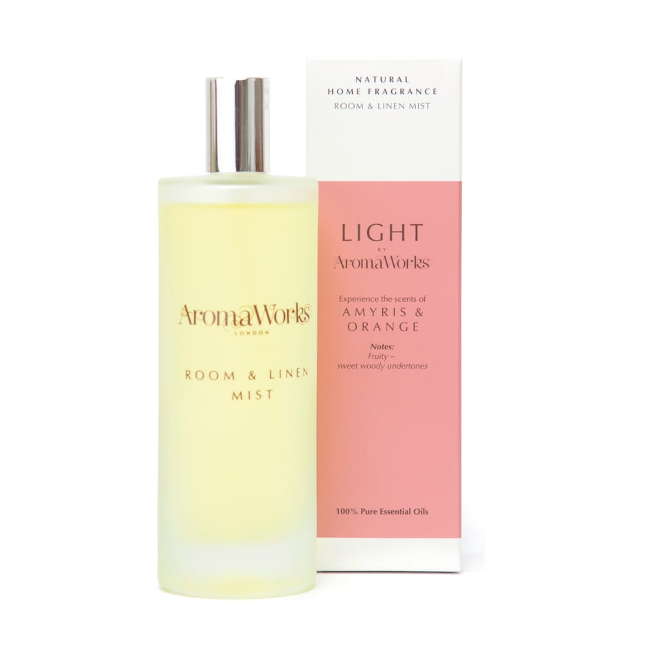 AROMAWORKS LIGHT AMYRIS & ORANGE ROOM MIST 100ML