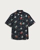 image 4 of F&F Pure Cotton Snowman and Sleigh Print Shirt in Navy
