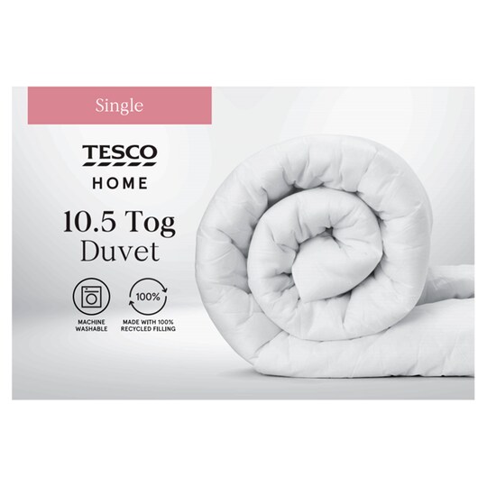 Tesco 10.5 Tog Duvet Single Tesco Groceries