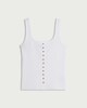 image 4 of F&F Cotton Rich Textured Button Up Vest in White