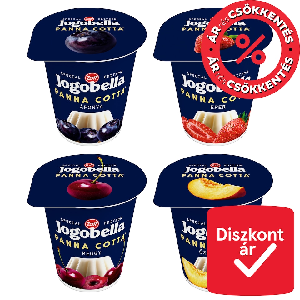 Zott Jogobella Panna Cotta élőflórás joghurt 150 g
