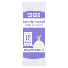 Tesco Drawstring Scented Bin Liners 12Lx 25Pk