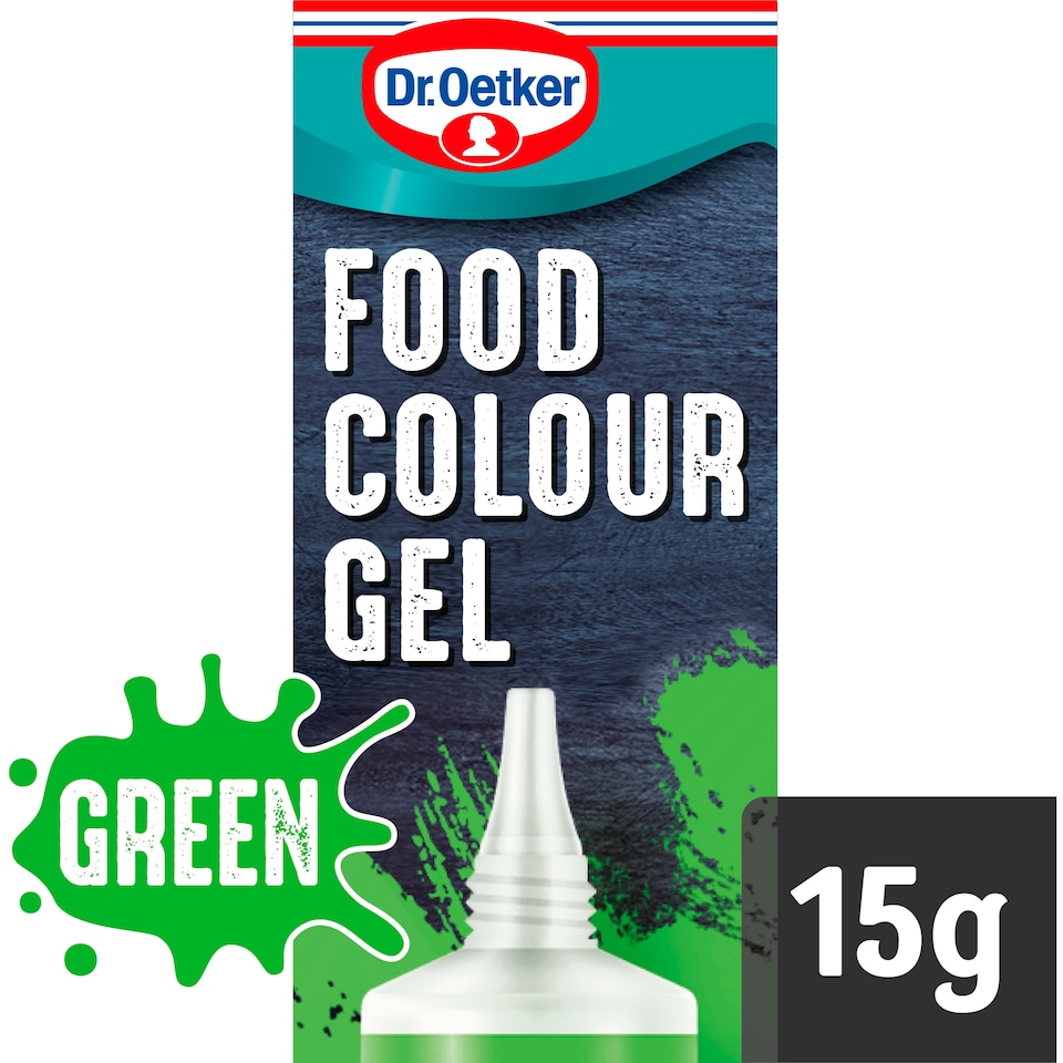 image 1 of Dr. Oetker Extra Strong Food Colour Gel - Green 15g