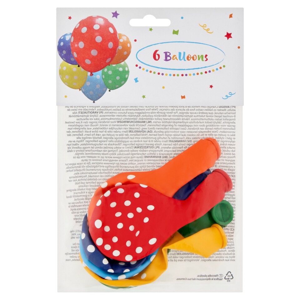 Decorata Party Balloons 6 pcs