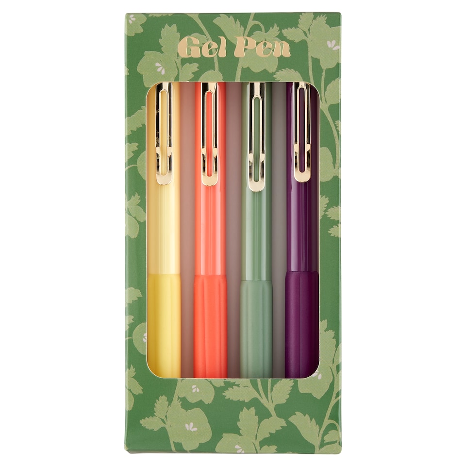 Tesco Retreat Gel Pens 4 pcs