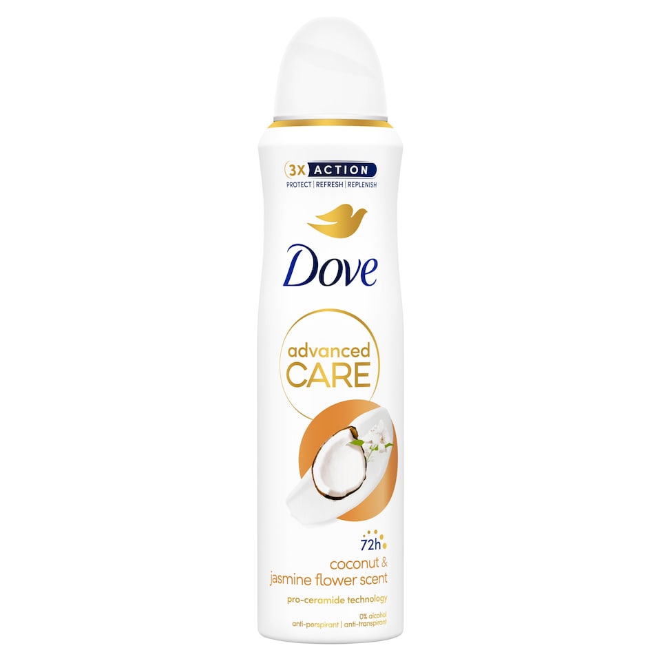 Dove Advanced Care Coconut & Jasmine Flower Scent Anti-Perspirant 150 ml