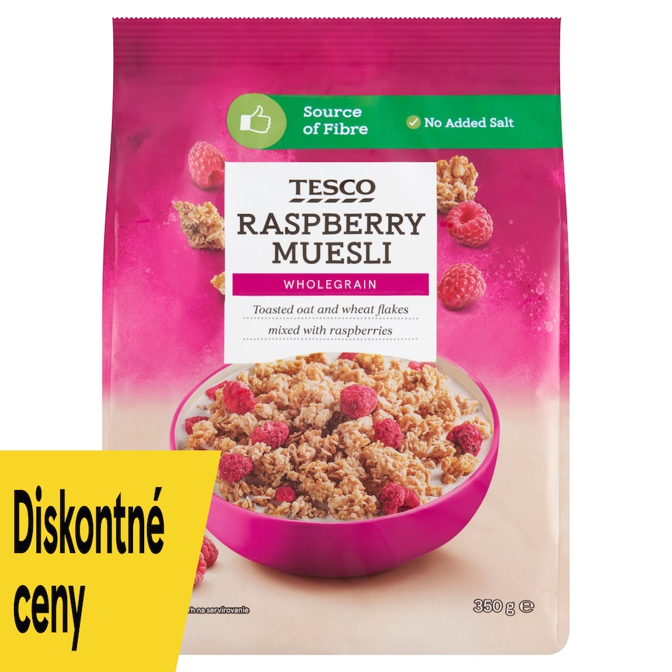 image 1 of Tesco Raspberry Muesli 350 g