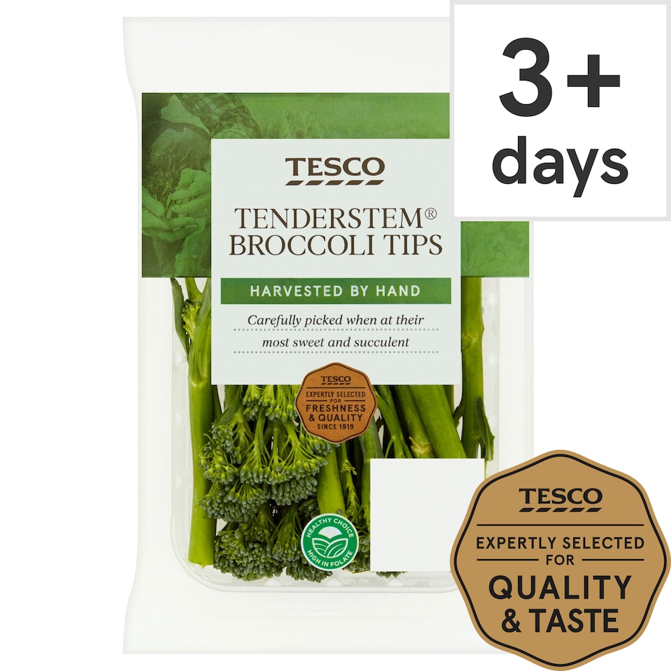 image 1 of Tesco Tenderstem Broccoli Tips 120G