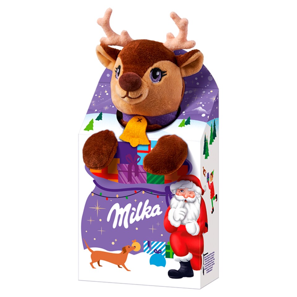 image 1 of Milka Package with Plush Toy, Chocolate Mix 96g
