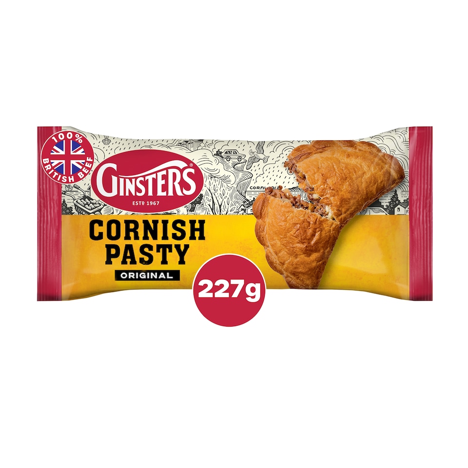 image 1 of Ginsters Original Cornish Pasty 227G