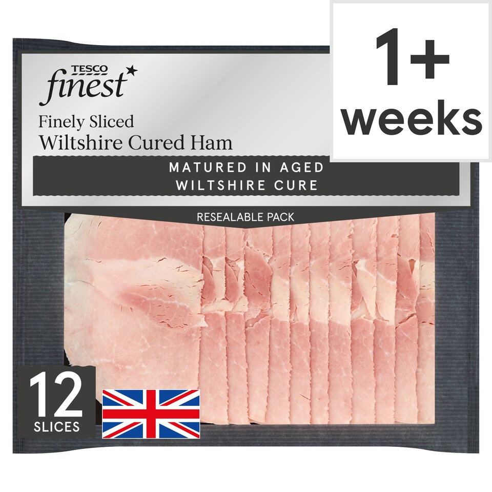 Tesco Finest Wiltshire Cured Ham 240g Tesco Groceries