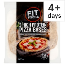 Fit Foods 2 High Protein Pizza Bases 360g (2x180g)