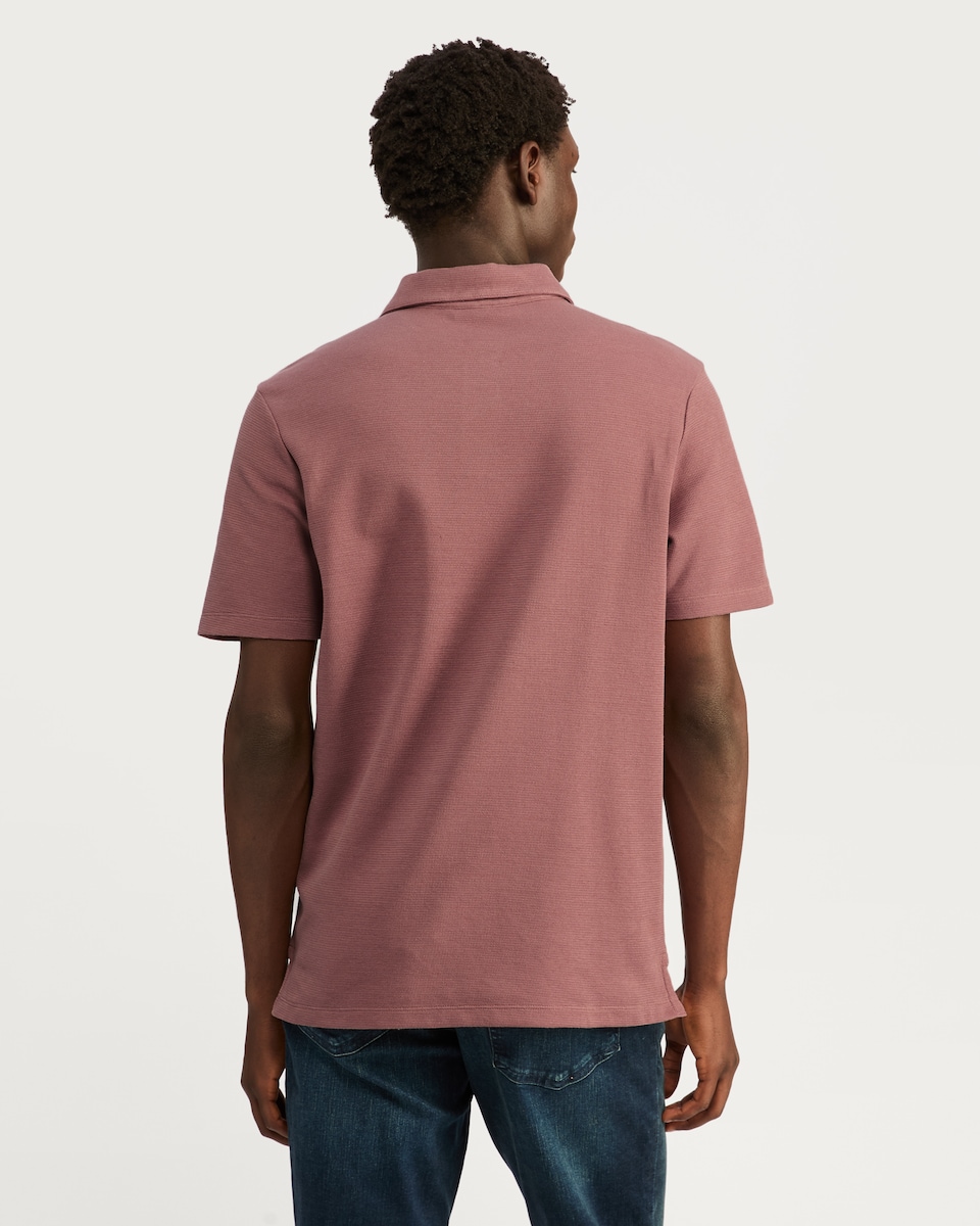 image 1 of F&F Cotton Rich Short Sleeved Polo Shirt in Pink