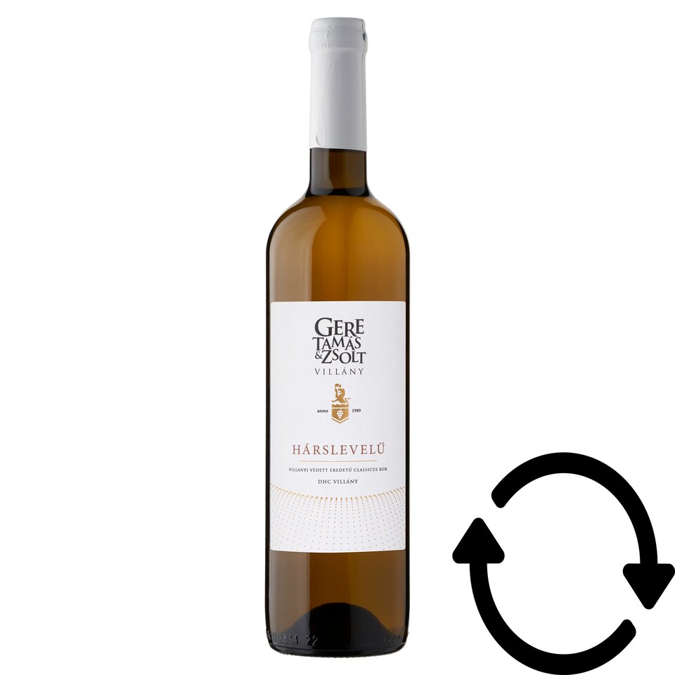 Gere Tamás & Zsolt Villányi Hárslevelű Classic White Wine 13% 750 ml