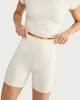 image 1 of F&F Active EVERYHOUR High Waisted Cycling Shorts in Cream