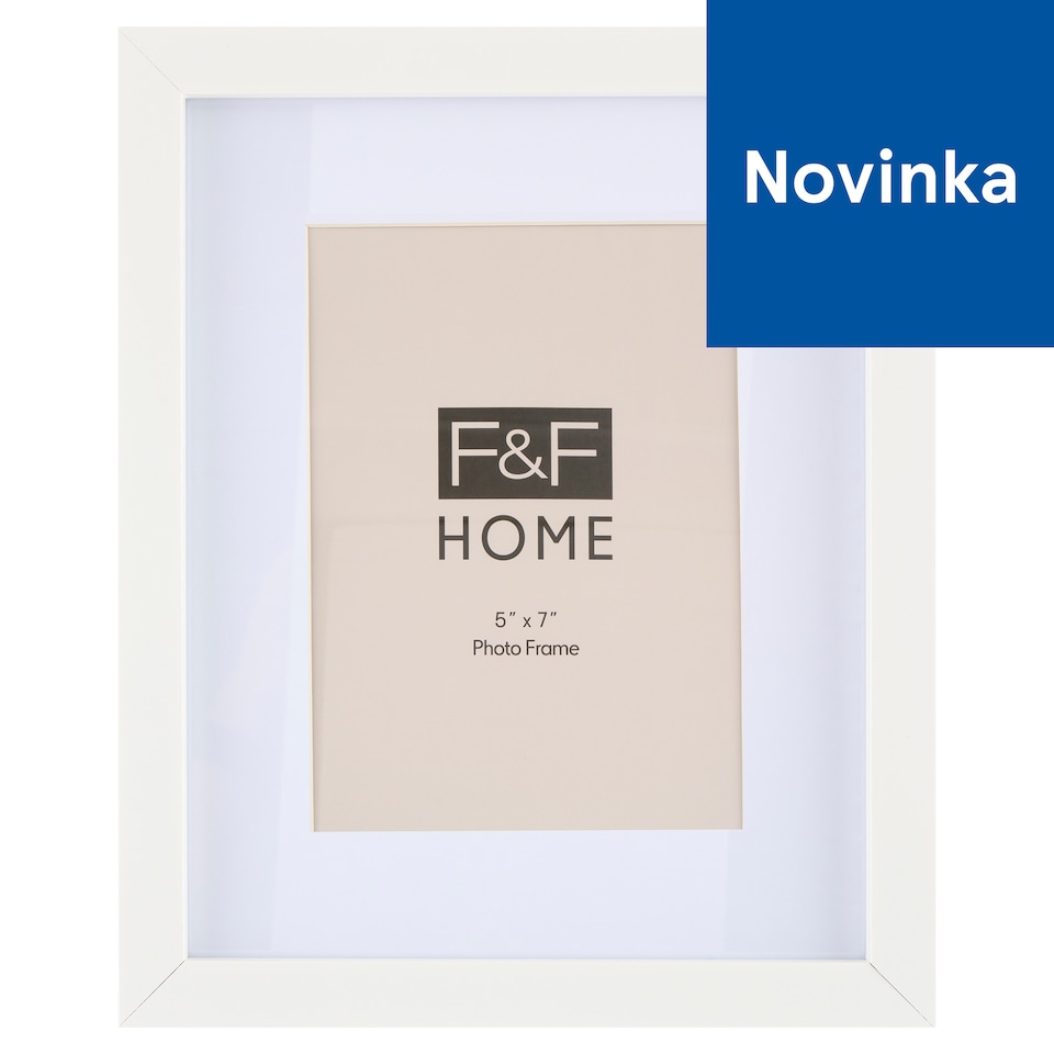 F&F Home White rámik 13 x 18 cm