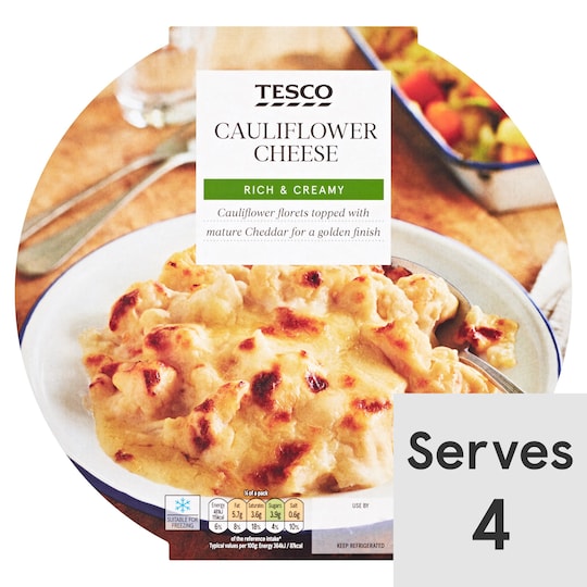 Tesco Cauliflower Cheese 600G Tesco Groceries