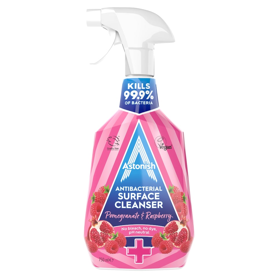 Astonish Antibacterial Cleanser Pomegranate & Raspberry 750ml
