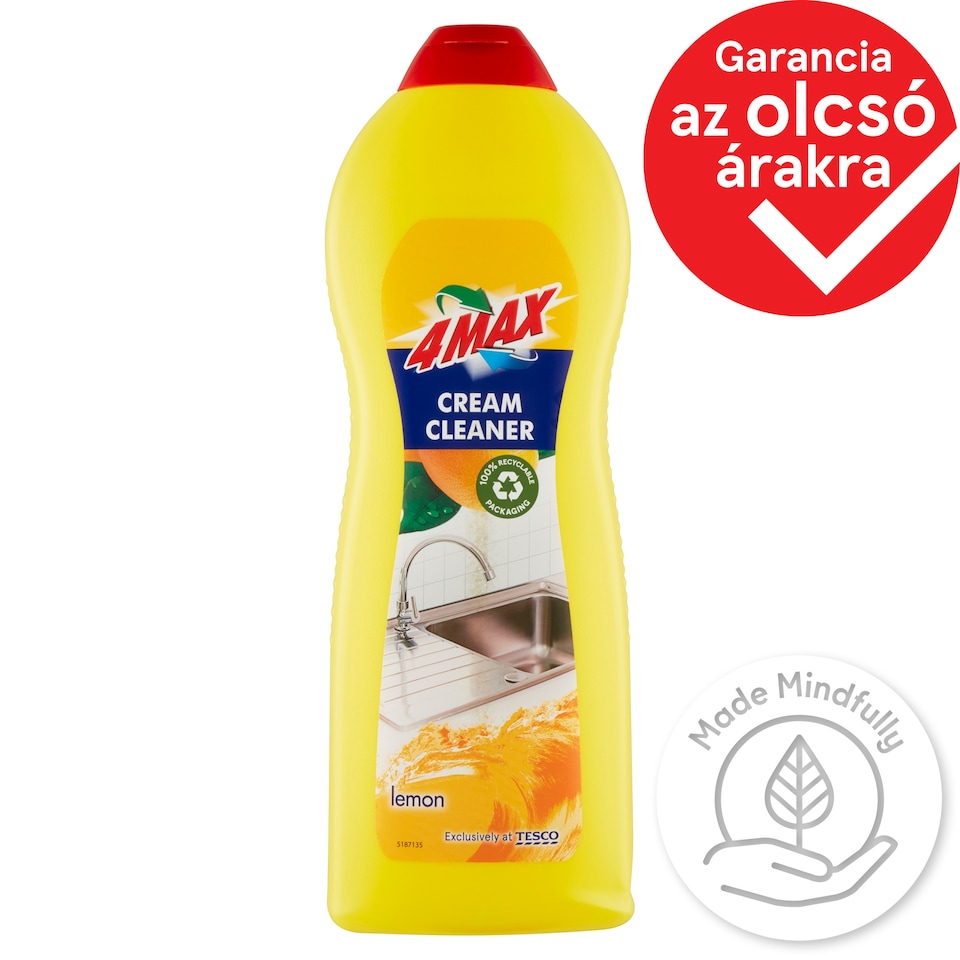 4MAX Lemon folyékony súrolószer 750 ml