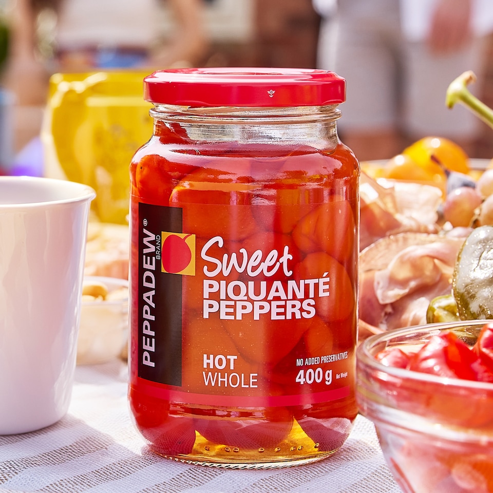 image 1 of Peppadew Sweet Piquante Hot Whole Peppers 400G