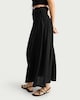 image 2 of F&F Maxi Beach Skirt in Black