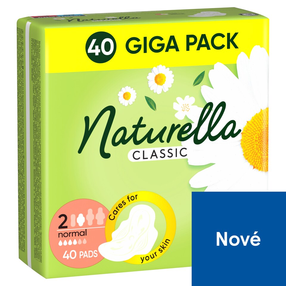 image 1 of Naturella Classic Normal Velikost 1 Vložky S Křidélky 40 ks