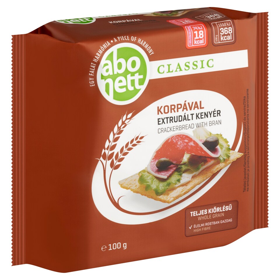 image 1 of Abonett Classic Crackerbread with Bran 100 g