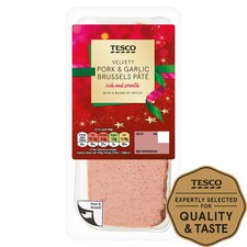 Tesco Pork & Garlic Brussels Pate 200G