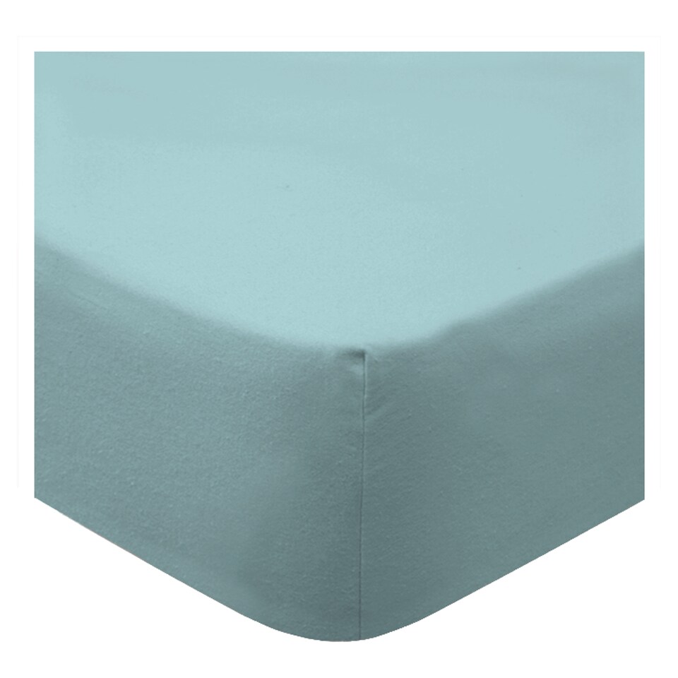 Tesco Marine Blue 100% Cotton Fitted Sheet Single