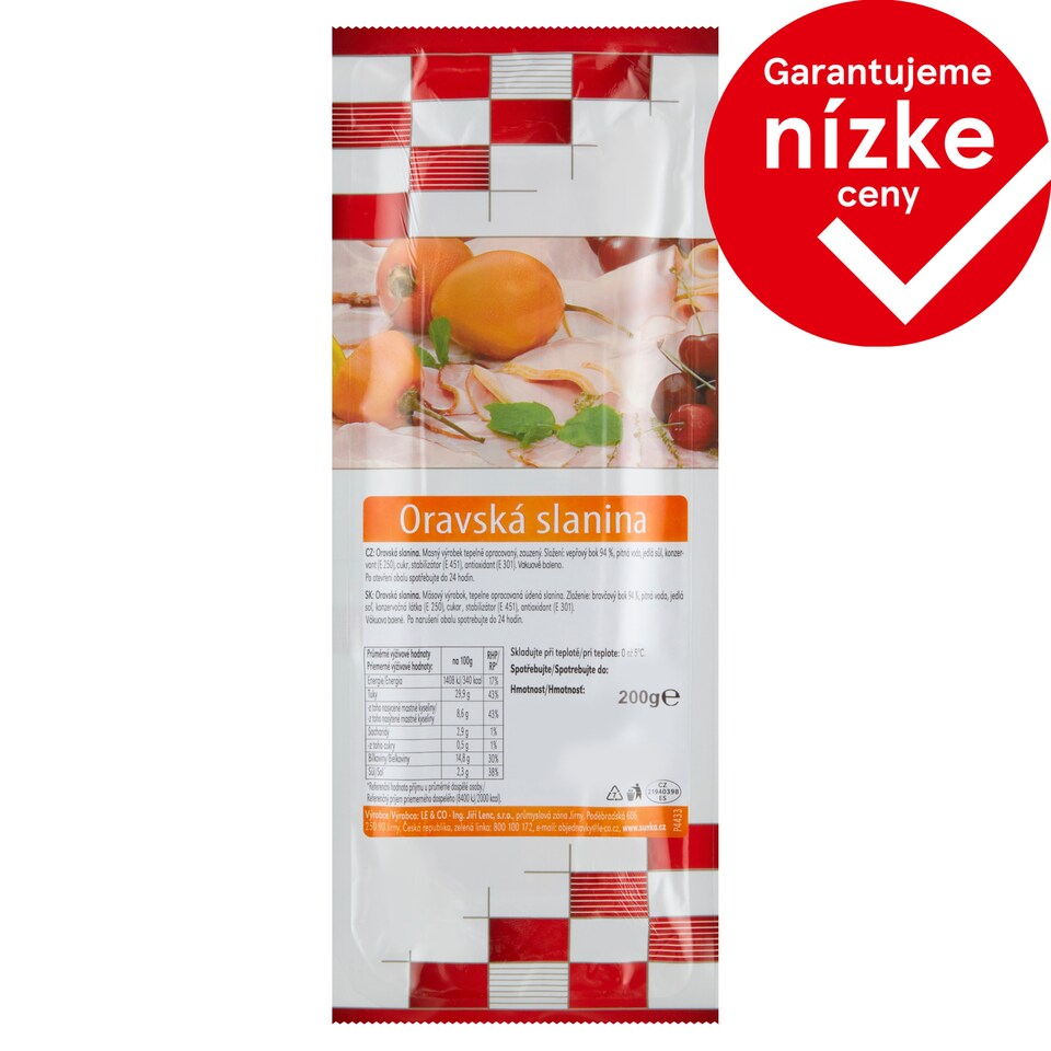 Orava Bacon 200 g
