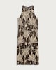 image 4 of F&F Floral Embroidered Sleeveless Beach Dress in Multi Brown
