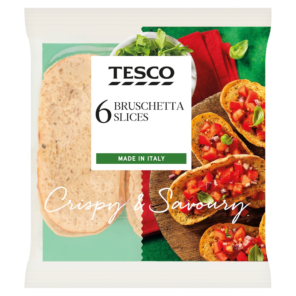 Tesco 6 Bruschetta Slices 180g