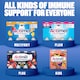 image 5 of Actimel Strawberry Immunity Live Yoghurt Drink Multipack 8X100g