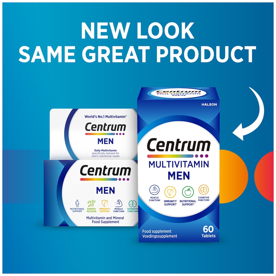 image 1 of Centrum Men Multivitamin 60 Tablets