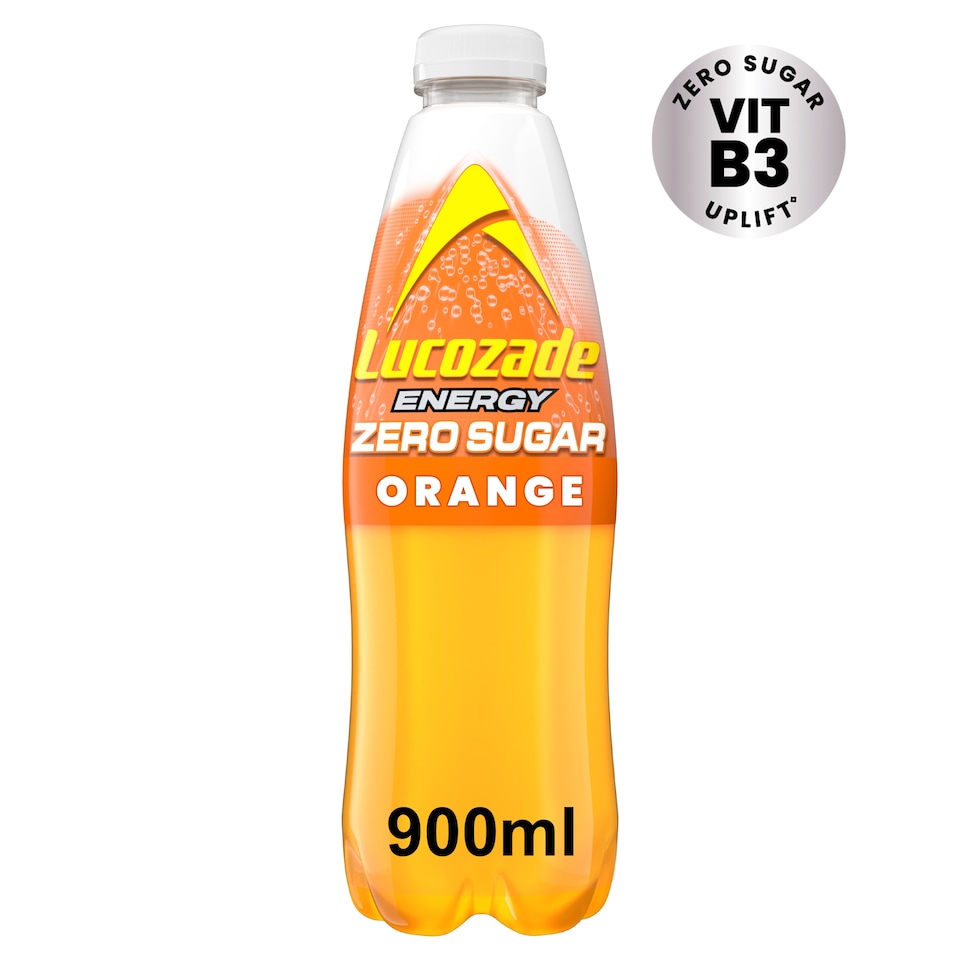 Lucozade Zero Sugar Orange 900Ml