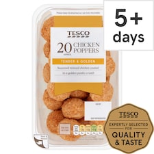 Tesco Chicken Poppers 20 Pack 200g