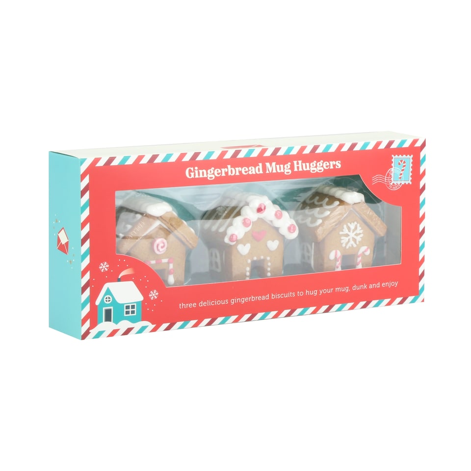 image 1 of KIMM & MILLER GINGERBREAD MUG HUGGERS X 3