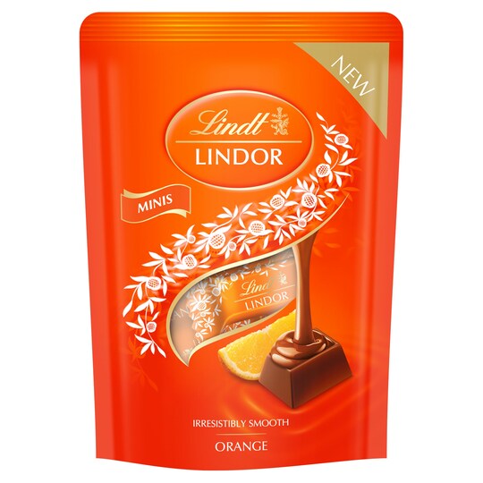 image 1 of Lindt Lindor Mini Chocolate Orange 90G