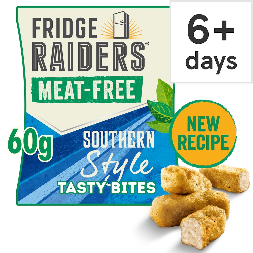 Fridge Raiders Meat-Free Vegan Southern Style Tasty Bites 60g