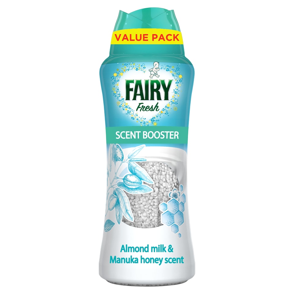 image 1 of Fairy In-Wash Scent Booster Almond Milk & Manuka Honey 420g