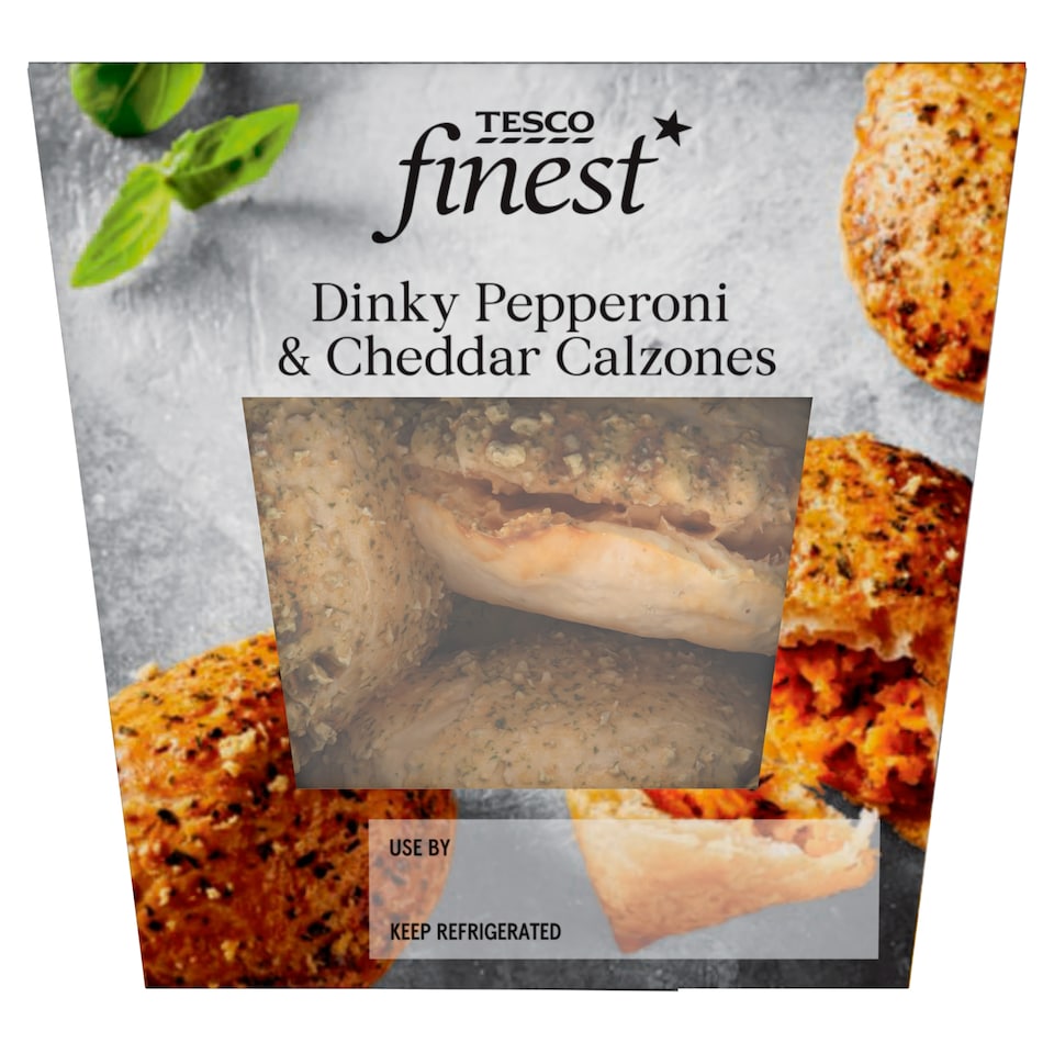 Tesco Finest Dinky Pepperoni & Cheddar Calzones 160g